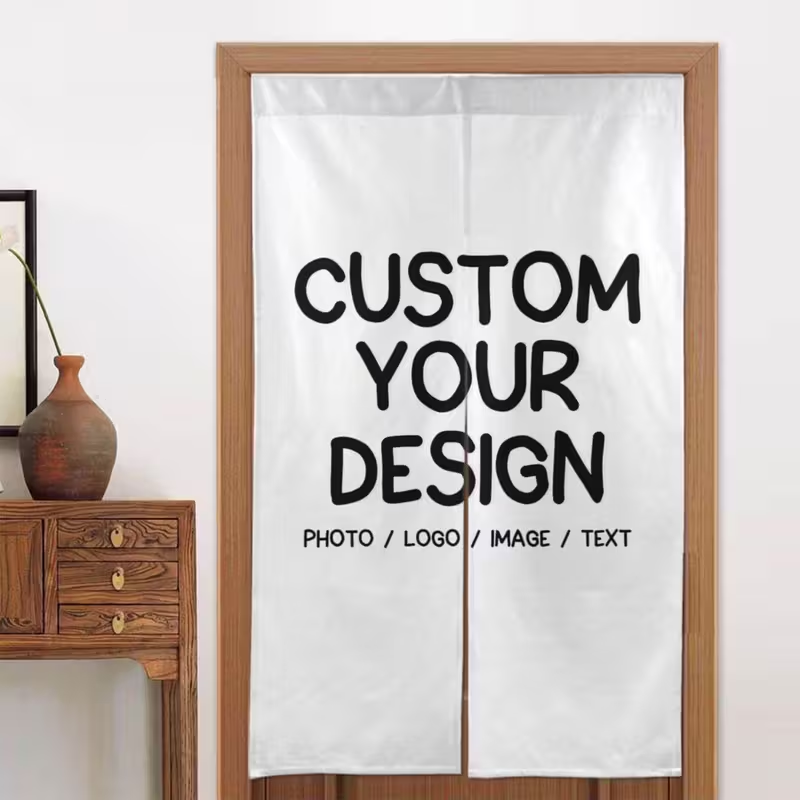 Noren Curtain Doorway - Custom Noren Door Curtain Personal Photo