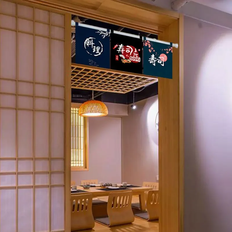 Sushi Shop Adversing Flag Hang - Noren Curtain Doorway ulasan dan harga