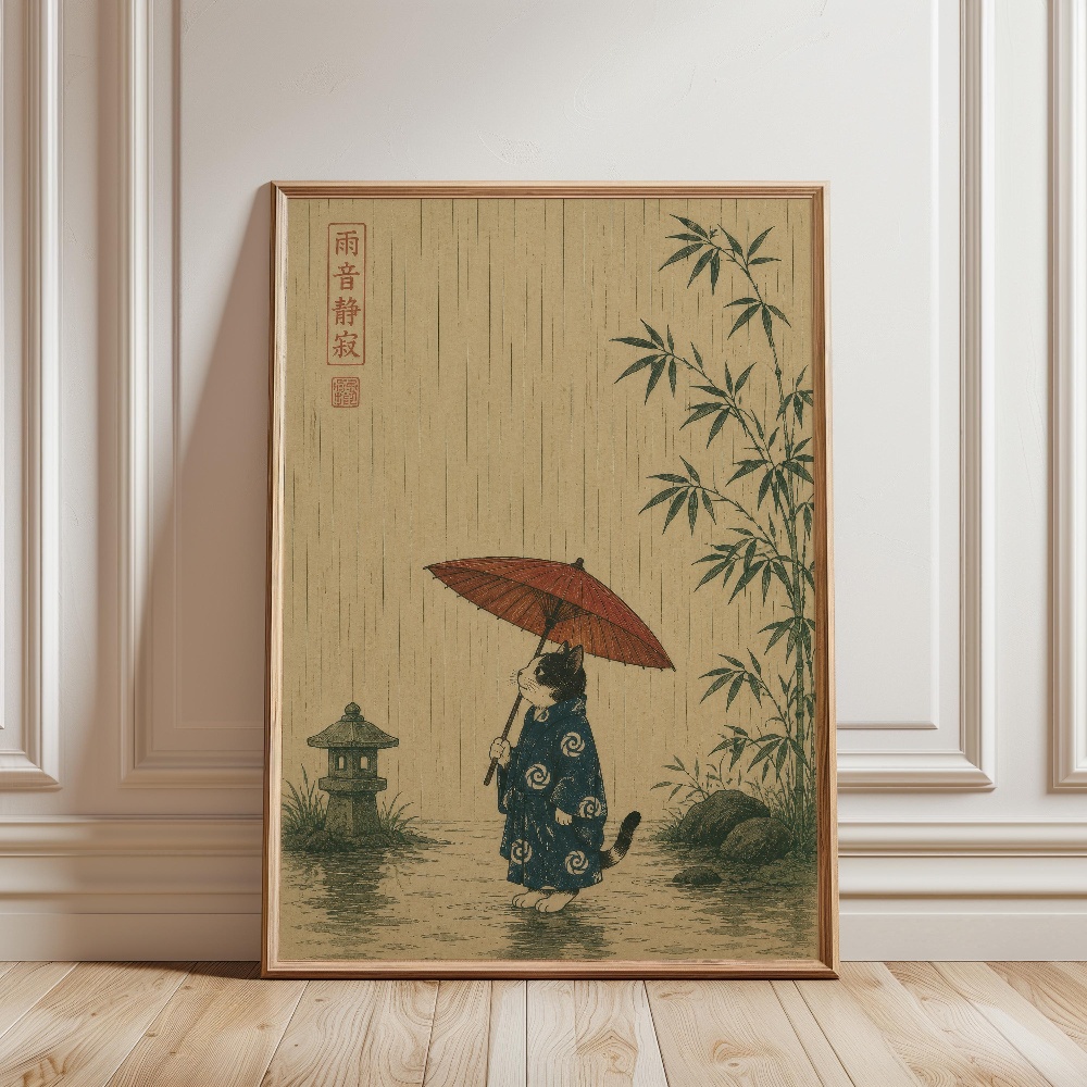Black Cat Eating Ramen Rainy G - Japanese Lifestyle Japanese ulasan dan harga