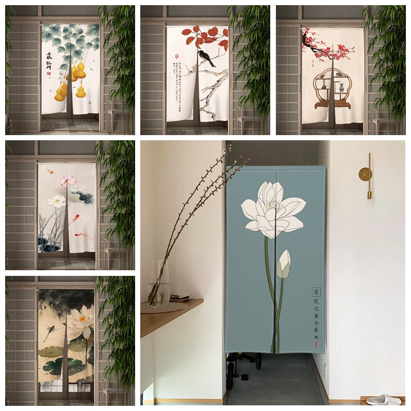 Japanese Noren Doorway Chinese - Noren Curtain Doorway ulasan dan harga
