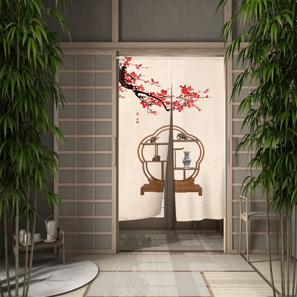 Japanese Noren Doorway Chinese - Noren Curtain Doorway ulasan dan harga