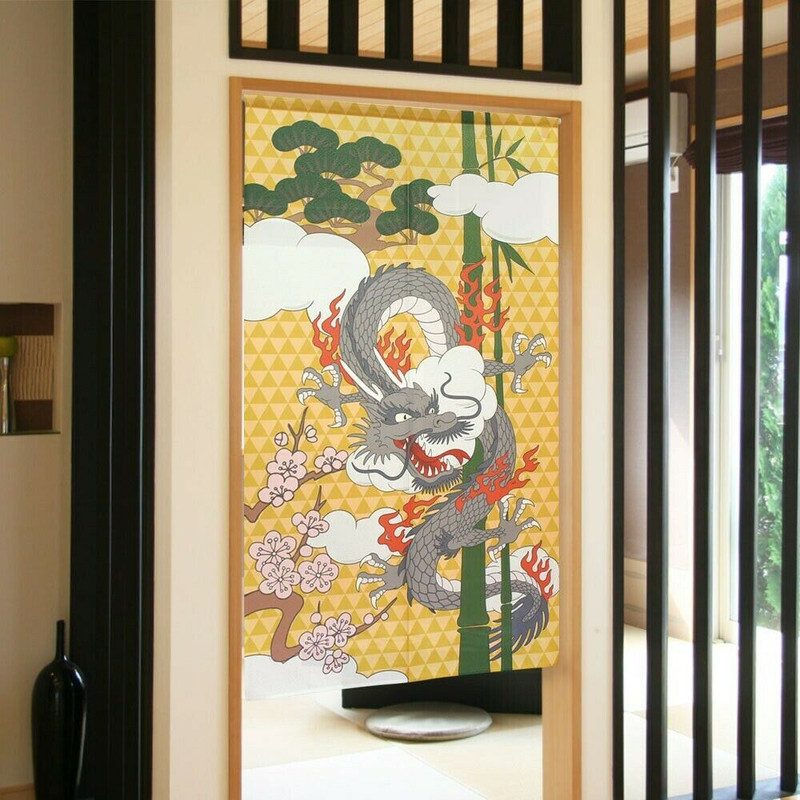 Traditional Chinese Dragon Fly - Noren Curtain Doorway ulasan dan harga