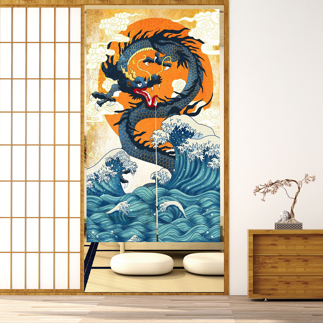 Traditional Chinese Dragon Fly - Noren Curtain Doorway ulasan dan harga