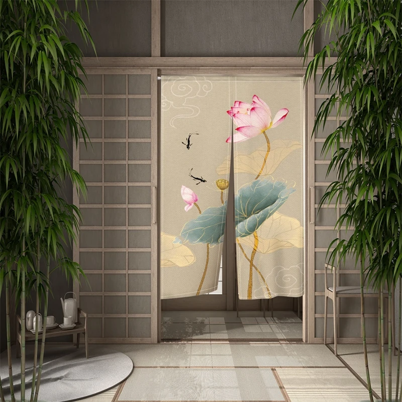 Japanese Noren Doorway Chinese - Noren Curtain Doorway ulasan dan harga