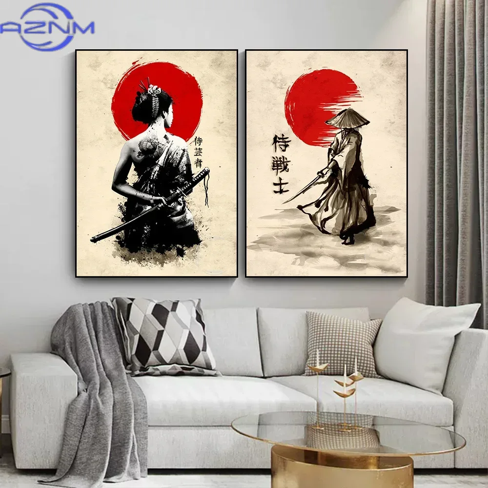 AZNM Canvas Painting Japanese  - Japanese Lifestyle Japanese ulasan dan harga