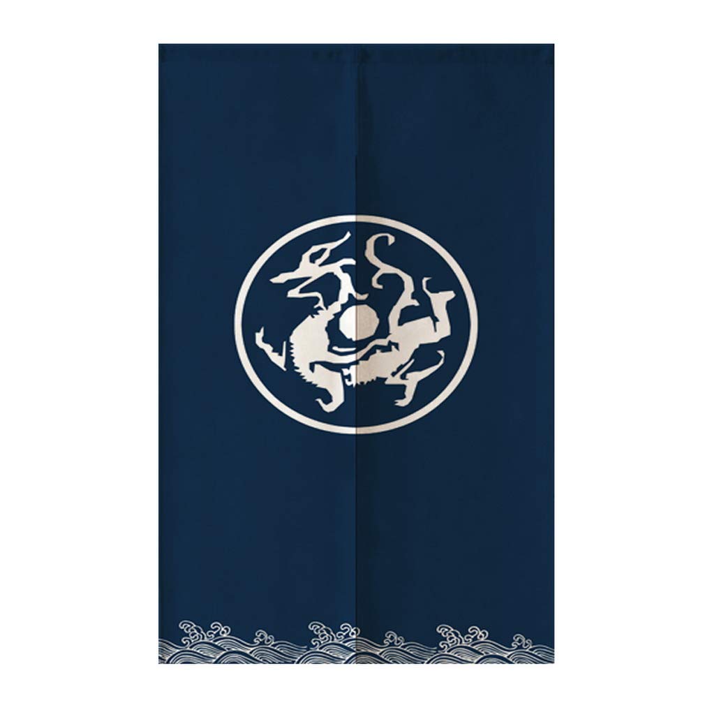 Ancient Character Fish Japanes - Noren Curtain Doorway ulasan dan harga